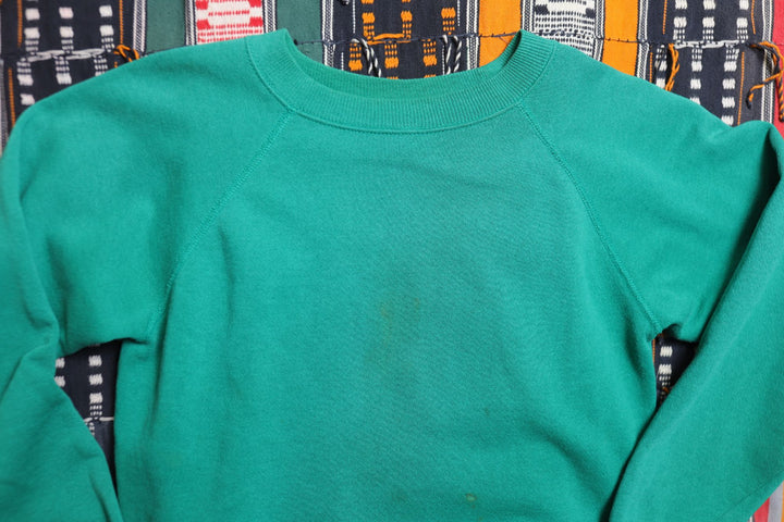 Hanes Sport Vintage Teal Sweatshirt Medium 90s
