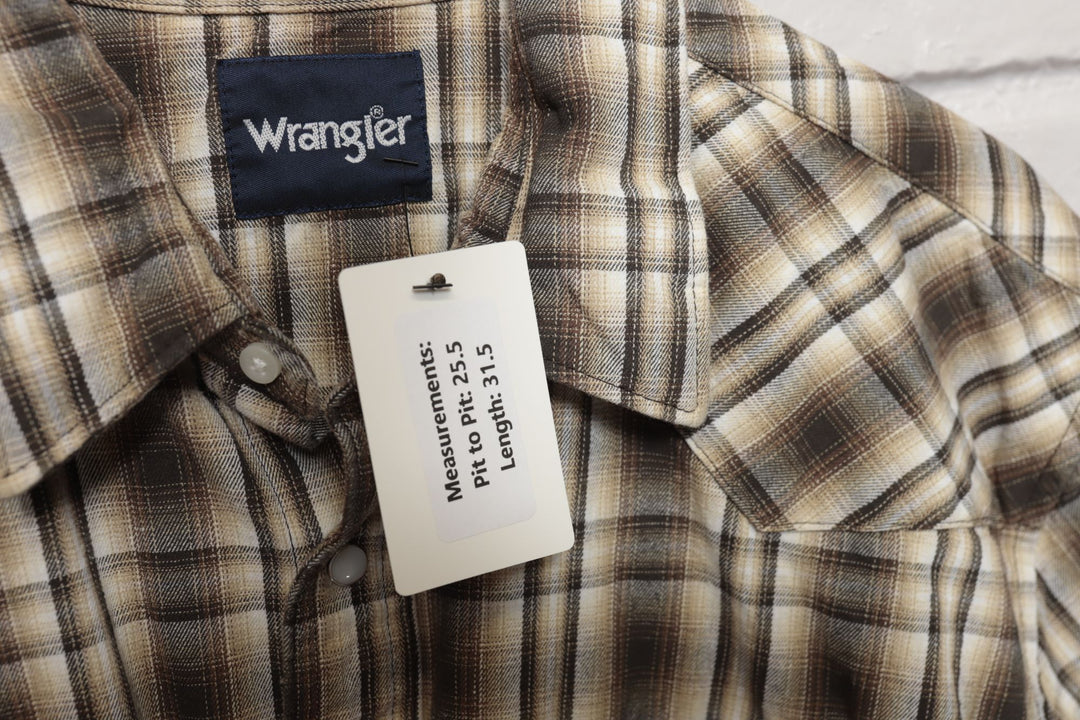 Wrangler Vintage Plaid Button Down Shirt XL 2000s