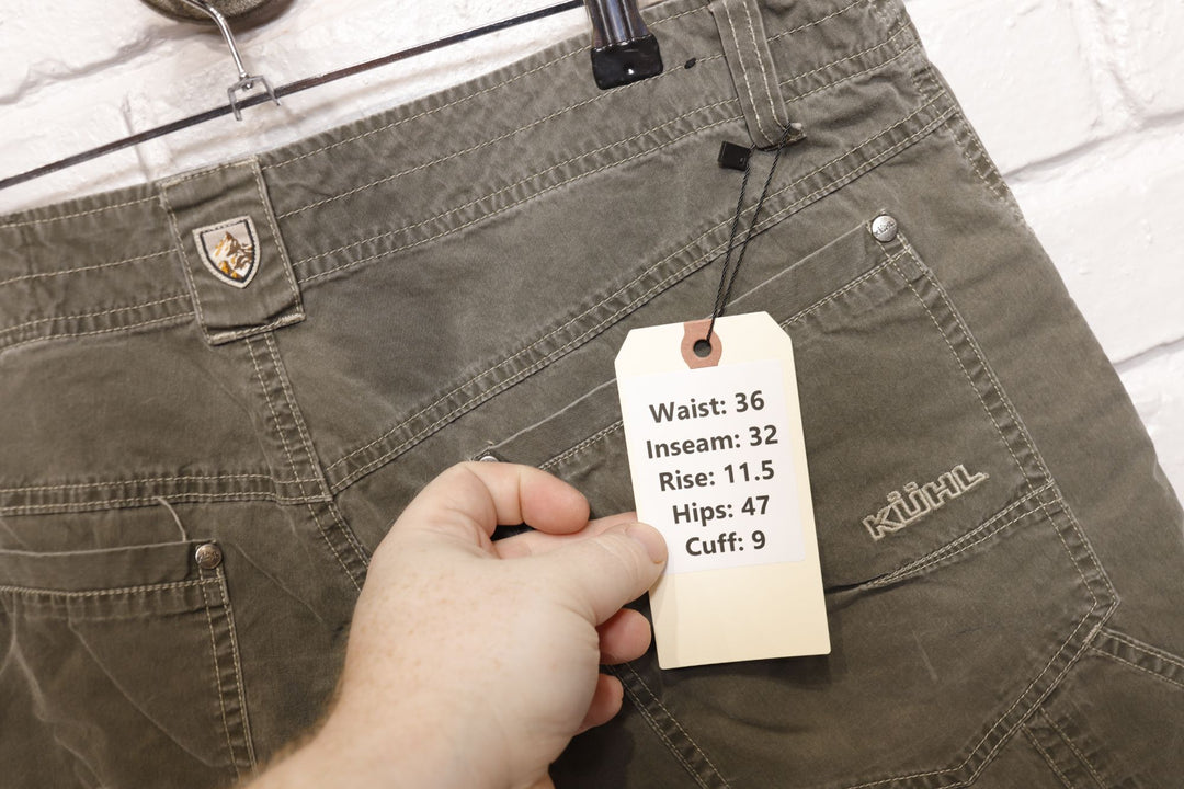 Kuhl Vintage Grey Hiking Pants 2000s 36/32