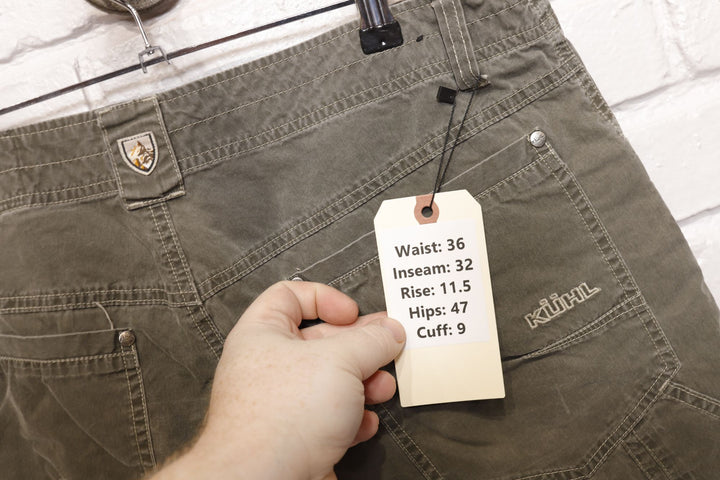 Kuhl Vintage Grey Hiking Pants 2000s 36/32