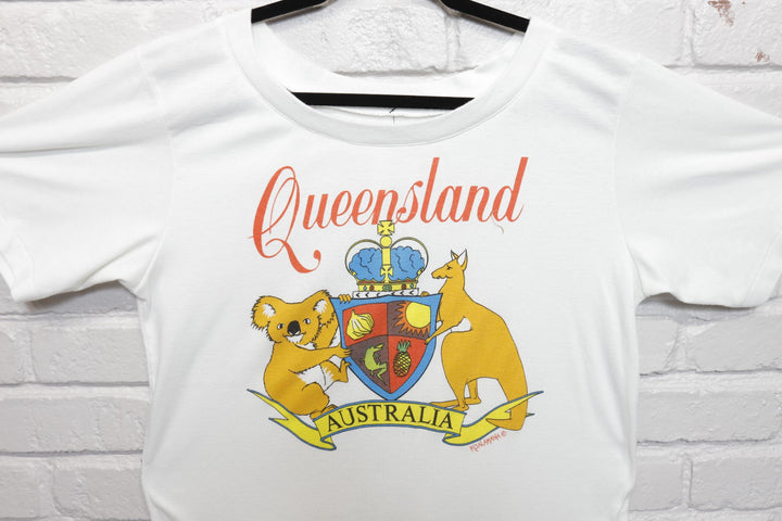 Queensland Australia Vintage T Shirt Large 90s