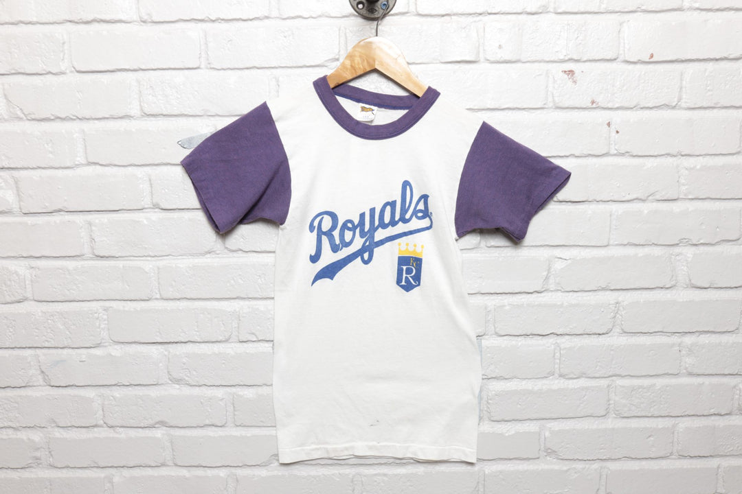 80s Vintage Kansas City Royals T Shirt Size Small