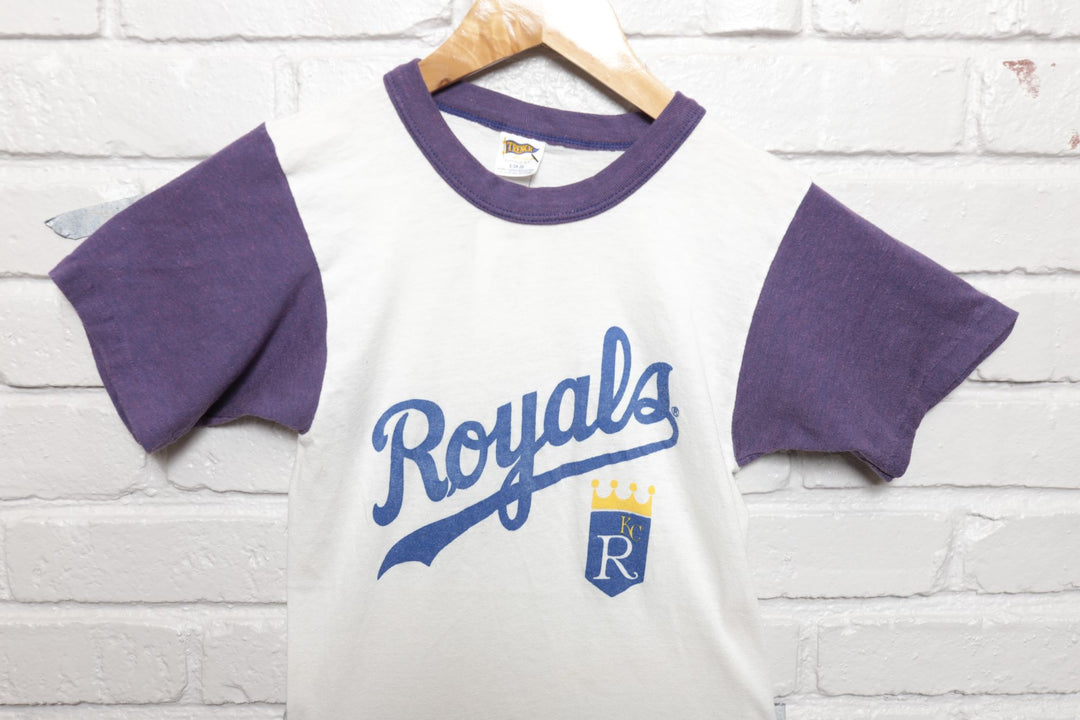 80s Vintage Kansas City Royals T Shirt Size Small