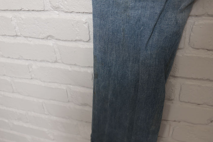 70s Vintage Lee Rider Faded Whiskered  Jeans Size 35/29.5