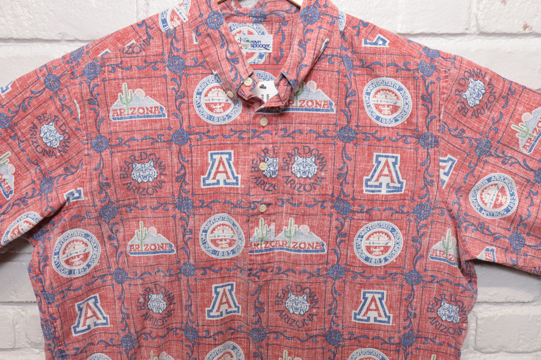 Reyn Spooner Arizona University Vintage Shirt XXL 90s