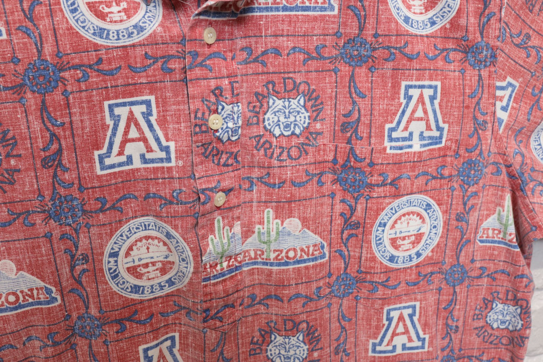 Reyn Spooner Arizona University Vintage Shirt XXL 90s