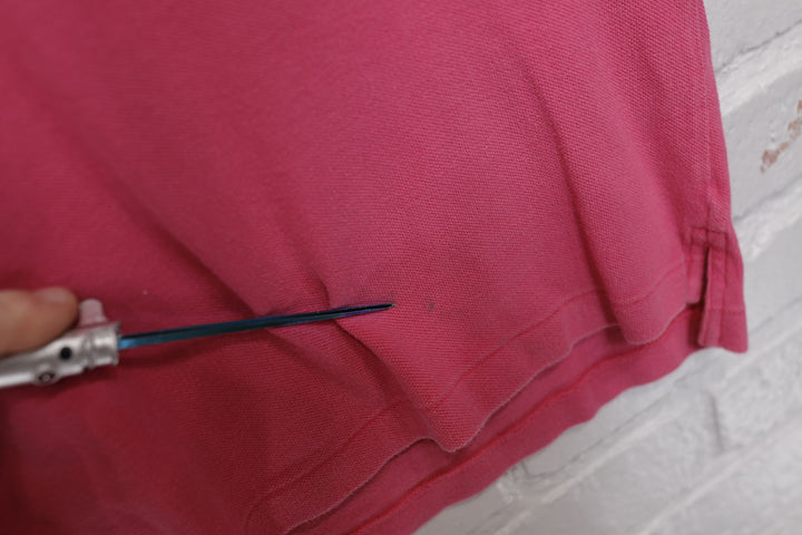 Ralph Lauren Rugby Vintage Pink Polo Shirt Medium 2000s