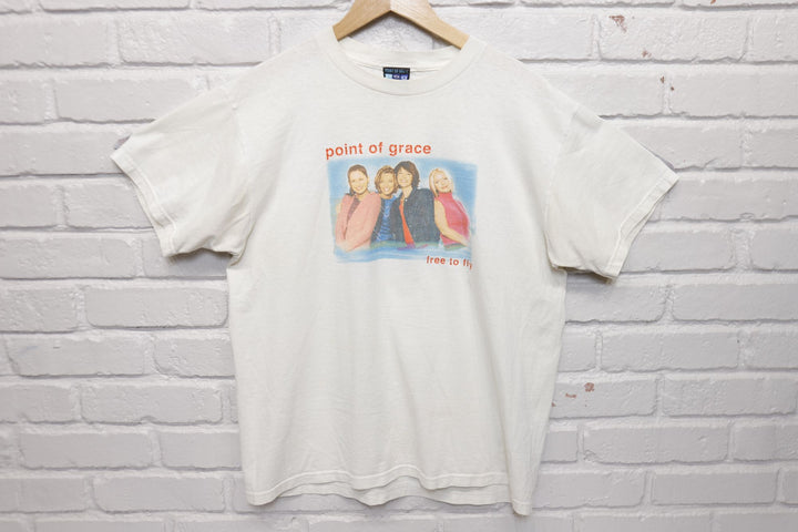 Point Of Grace Free to Fly Vintage T Shirt Large 2000s