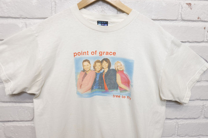 Point Of Grace Free to Fly Vintage T Shirt Large 2000s