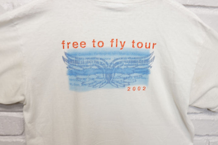 Point Of Grace Free to Fly Vintage T Shirt Large 2000s
