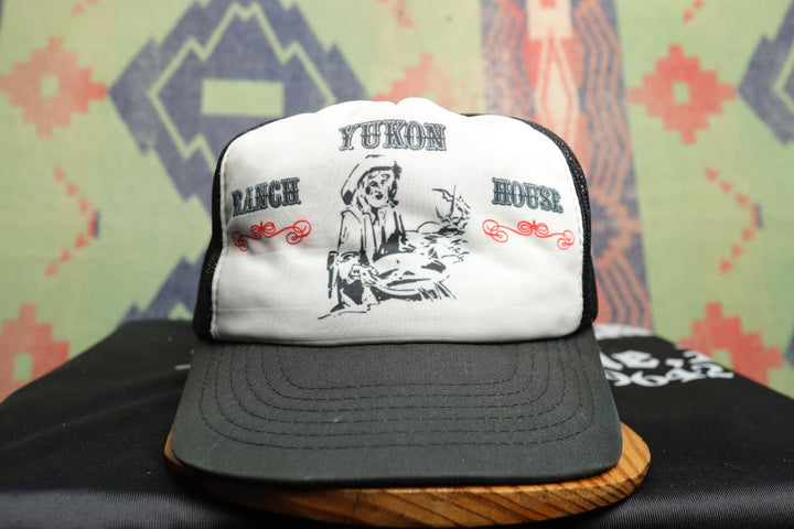Yukon Ranch House Vintage Snapback trucker Hat 80s