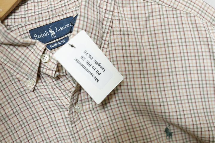 Polo Ralph Lauren Vintage Plaid Shirt Large 2000s