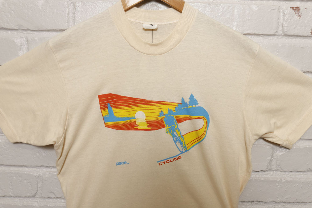 Pace Cycling Vintage Jersey T Shirt Large 80s