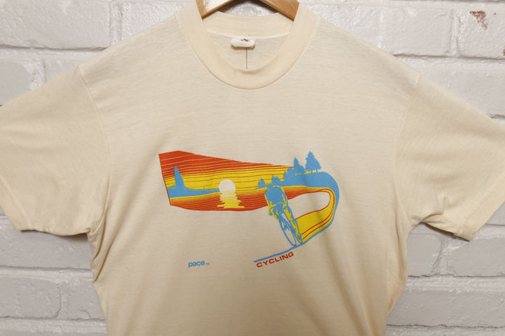 Pace Cycling Vintage Jersey T Shirt Large 80s