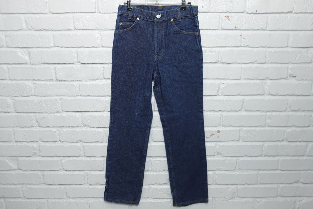 Levi's Orange Tab Vintage Dark Wash Jeans 90s Student 27/27.5