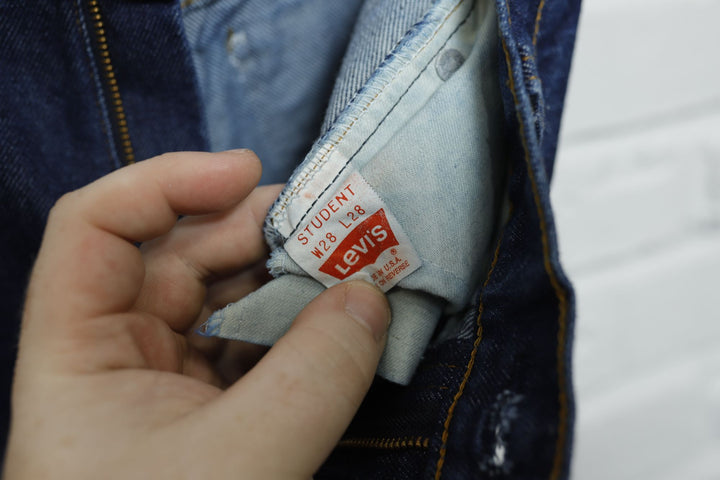 Levi's Orange Tab Vintage Dark Wash Jeans 90s Student 27/27.5