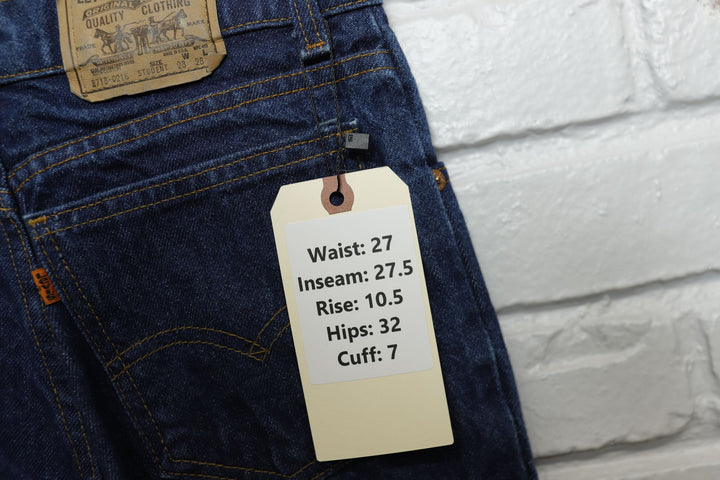 Levi's Orange Tab Vintage Dark Wash Jeans 90s Student 27/27.5