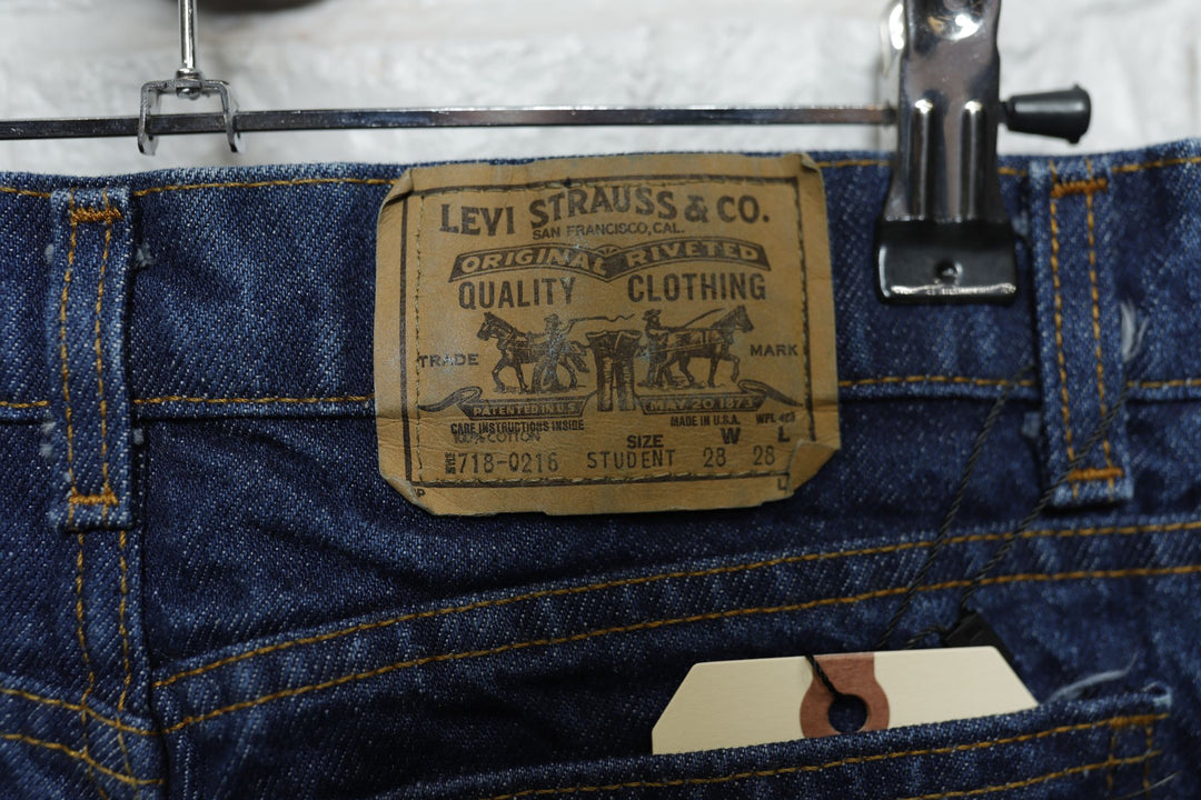 Levi's Orange Tab Vintage Dark Wash Jeans 90s Student 27/27.5