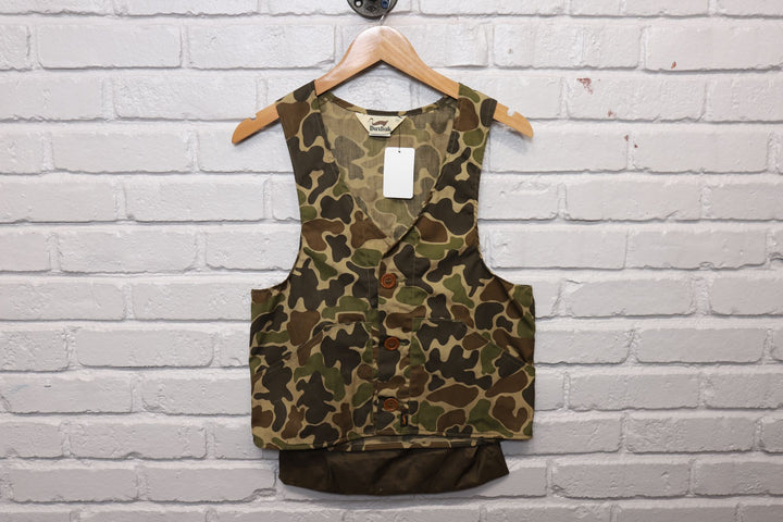 80s Vintage Duxbak Camo Vest Size XL