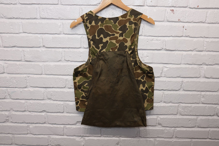 80s Vintage Duxbak Camo Vest Size XL