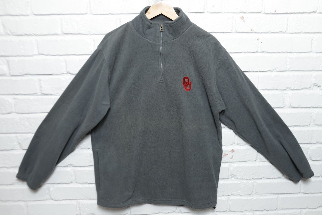 OU Sooners Vintage Red Oak Fleece Sweatshirt 2000s Medium