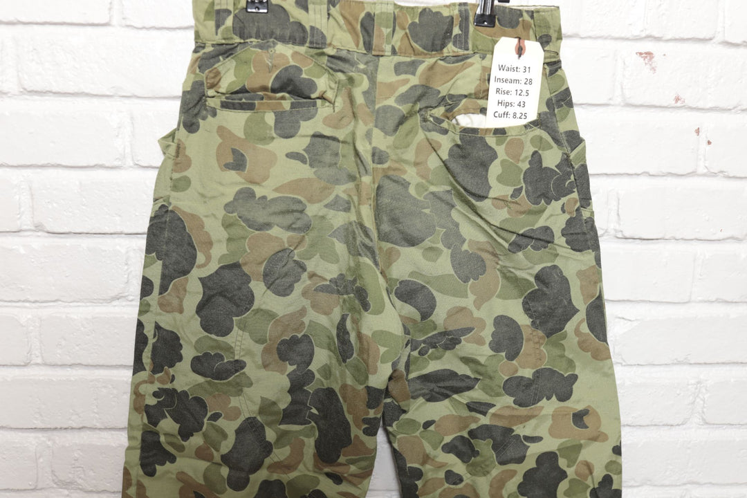 90s Vintage Duck Camo Hunting Pants Size 31/28