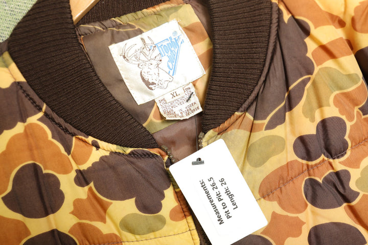 Trophy club Vintage Duck camo Vest 80s