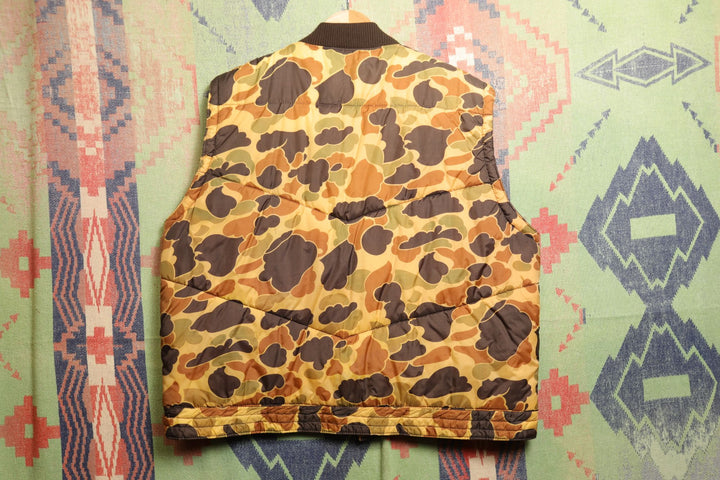 Trophy club Vintage Duck camo Vest 80s