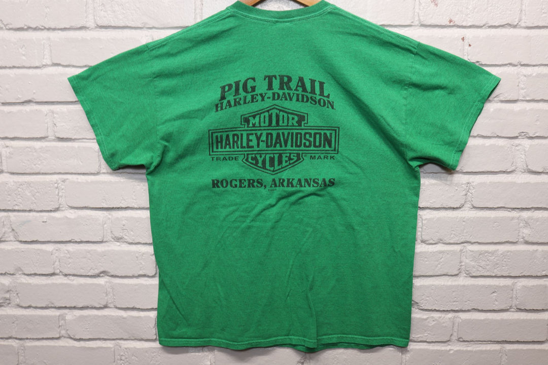 Modern Harley Davidson Pig Trail T Shirt Size XL