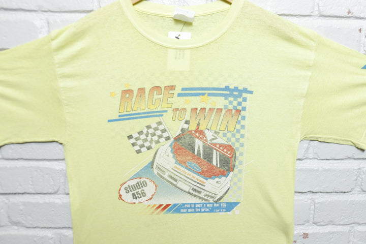 Race to Win Vintage Jesus T Shirt Medium 2000s