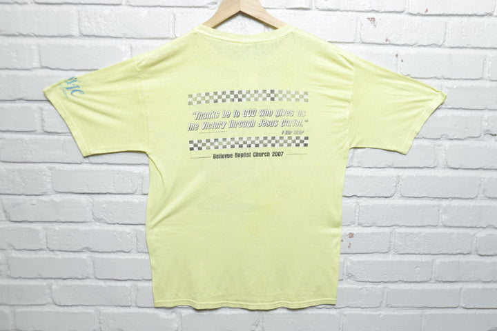 Race to Win Vintage Jesus T Shirt Medium 2000s
