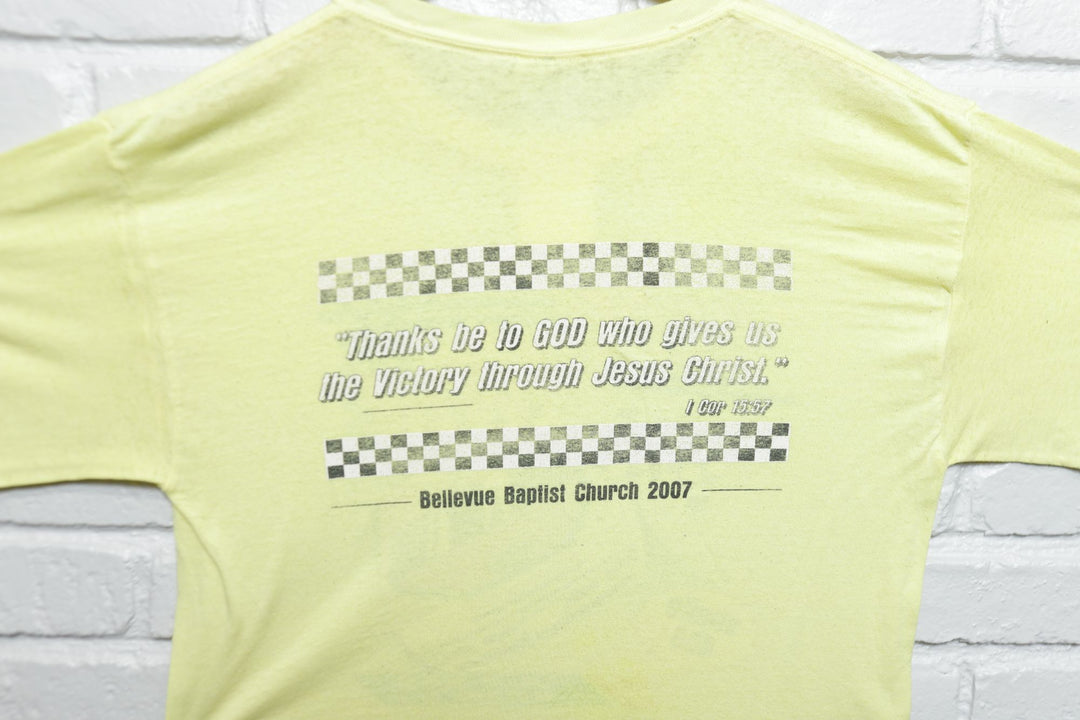 Race to Win Vintage Jesus T Shirt Medium 2000s