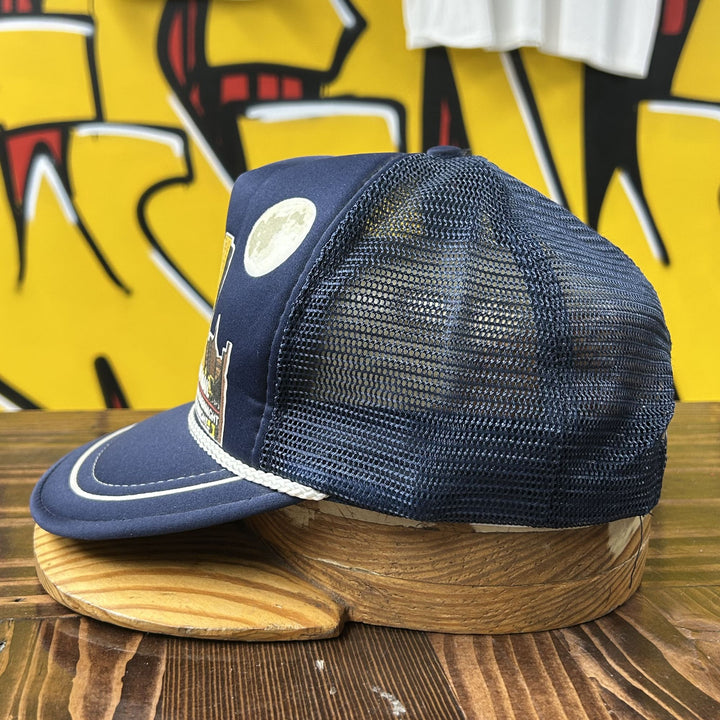 USPS Express Mail Vintage Eagle Snapback Trucker Hat 80s