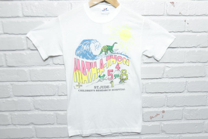St Jude Math a Thon Vintage T Shirt Small 90s