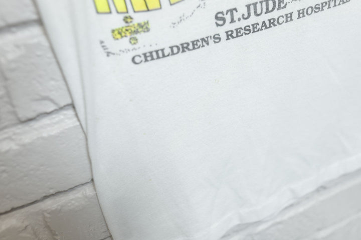 St Jude Math a Thon Vintage T Shirt Small 90s