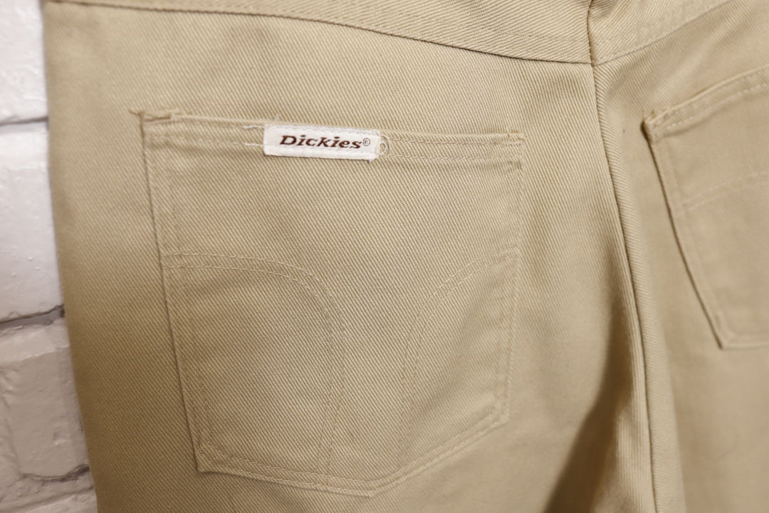 Dickies Vintage Tan Flare Pants 70s 33/31