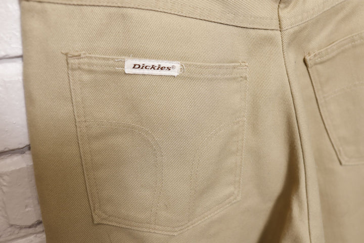 Dickies Vintage Tan Flare Pants 70s 33/31