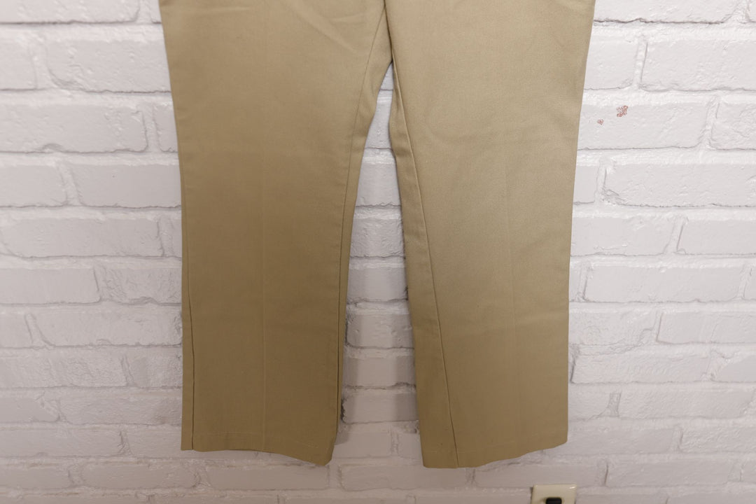 Dickies Vintage Tan Flare Pants 70s 33/31