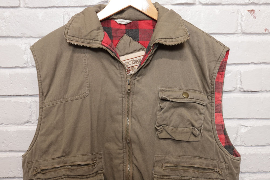 90s Vintage Ozark Trail Brown Vest Size XL