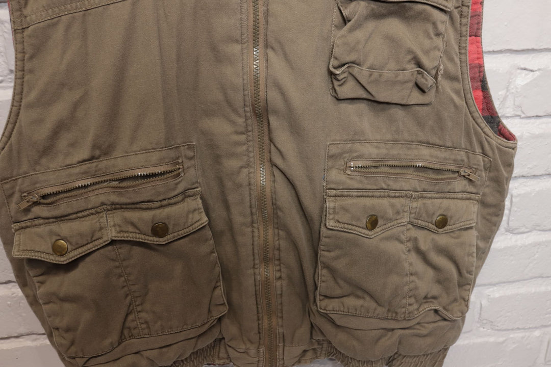 90s Vintage Ozark Trail Brown Vest Size XL