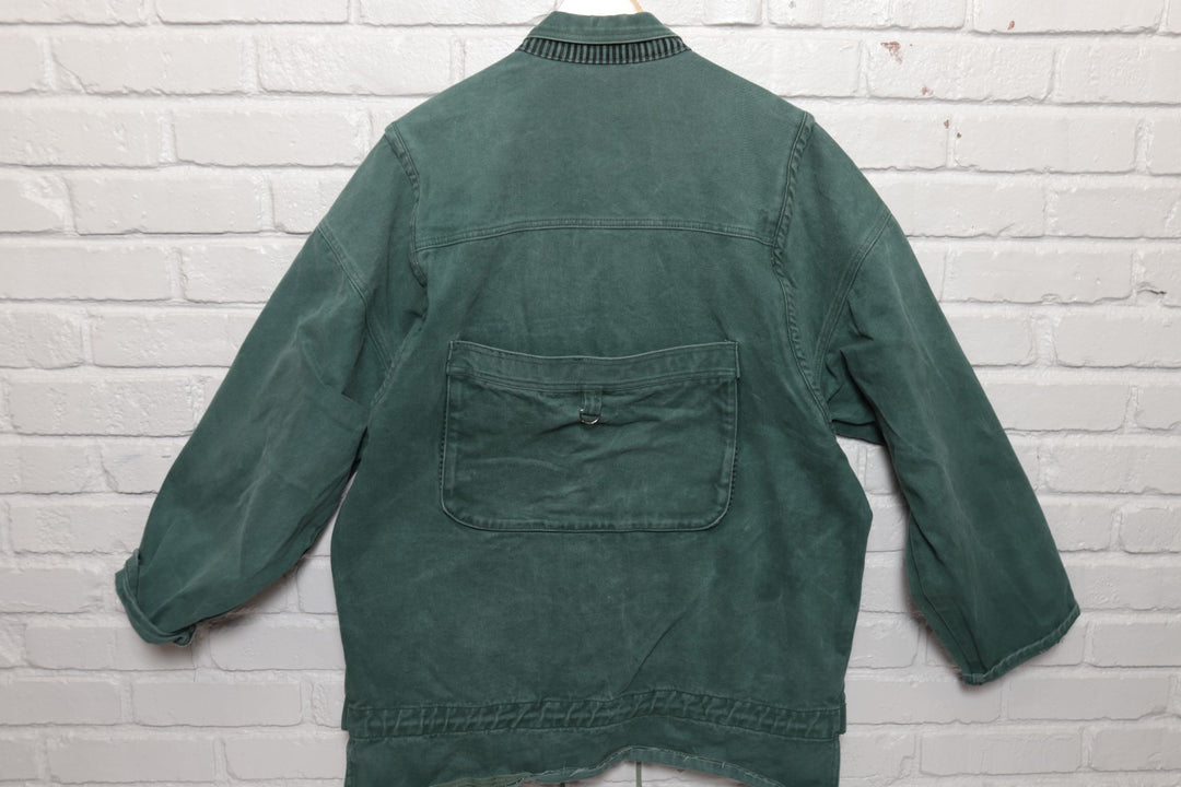 90s Vintage Corniche Green Vest  Jacket Size XL
