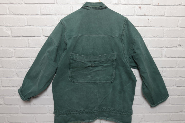 90s Vintage Corniche Green Vest  Jacket Size XL