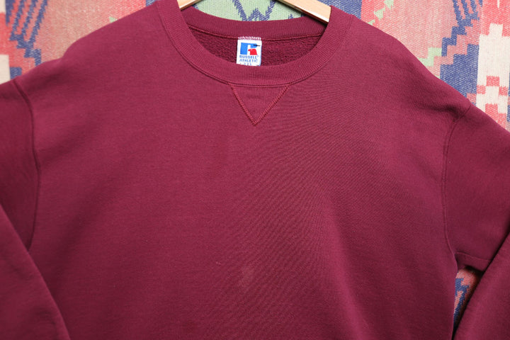 Russell Athletic Vintage Burgundy Sweatshirt XXL 90s