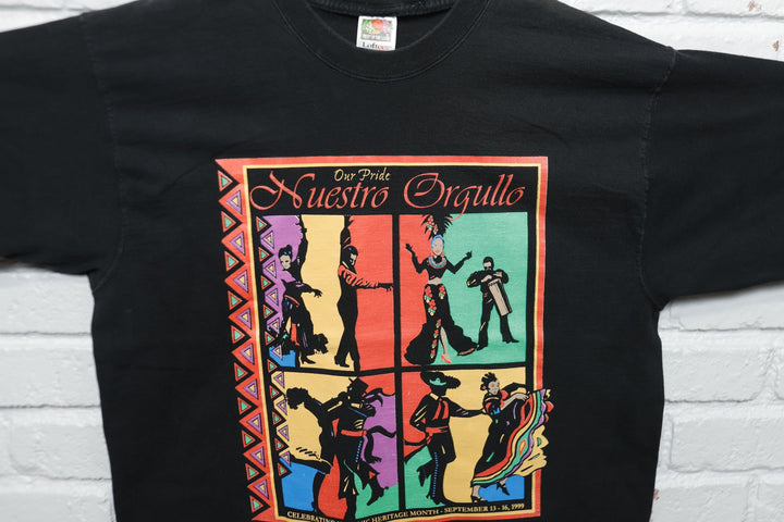 Hispanic Heritage Month Vintage Nuestro Orgullo T Shirt 2000s Large