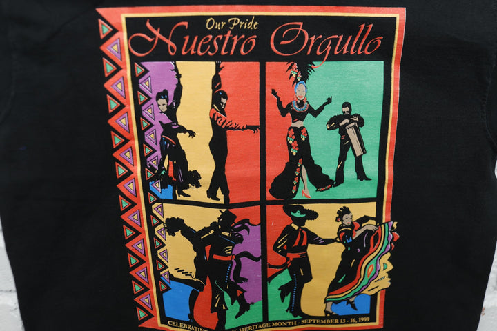 Hispanic Heritage Month Vintage Nuestro Orgullo T Shirt 2000s Large