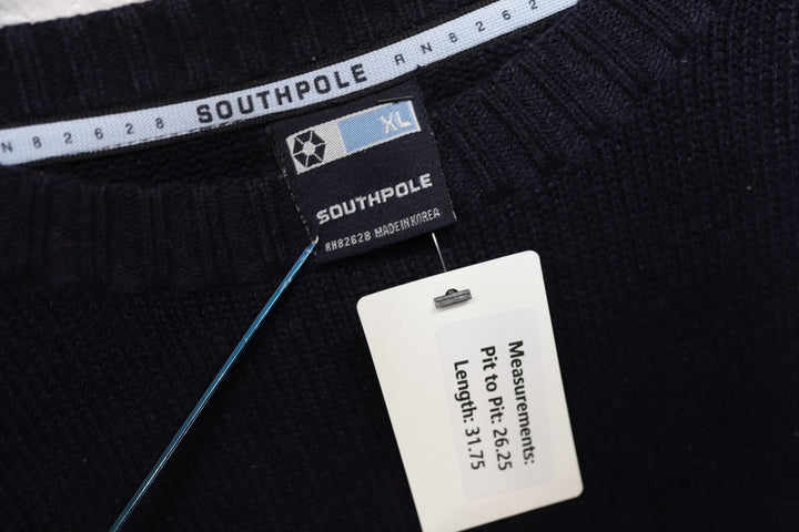 Southpole Vintage Striped Y2k Sweater 2000s XL