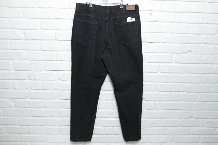 L.L. Bean Vintage Black Classic Fit Jeans 2000s 35/30