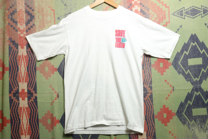 Speak out Save the Earth Vintage T Shirt Large 90s