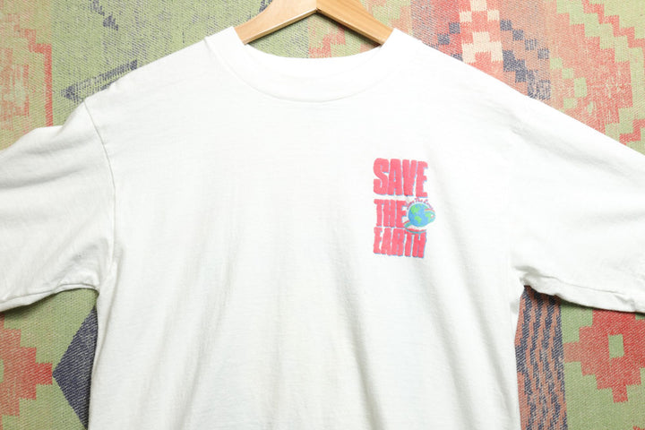 Speak out Save the Earth Vintage T Shirt Large 90s