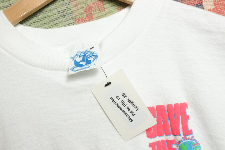 Speak out Save the Earth Vintage T Shirt Large 90s